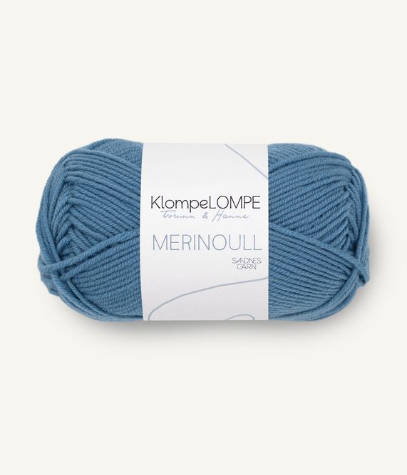 Hovedbilde 6033 KlompeLOMPE Merinoull Jeansblå